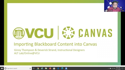 Thumbnail for (12/11/20) Blackboard to Canvas Transition