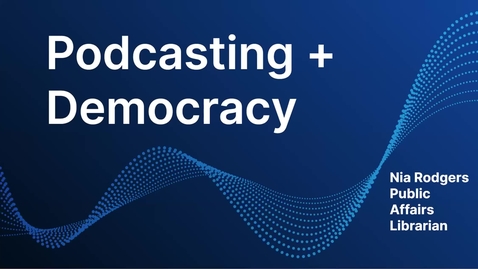 Thumbnail for Politics + Podcasts