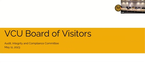 Thumbnail for entry Board of Visitors Audit Committee
