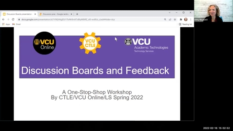 Thumbnail for entry Canvas Workshop Series - Discussion Boards &amp; Feedback