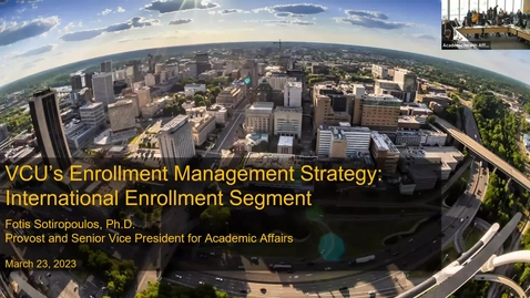 Thumbnail for Board of Visitors Academic and Health Affairs Committee Meeting