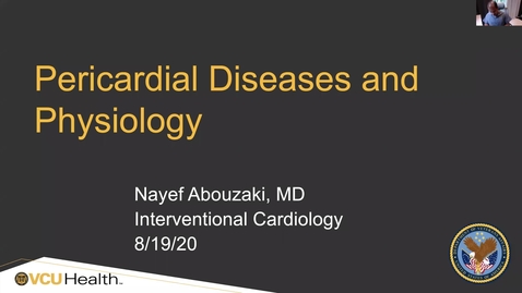 Thumbnail for 200819-M2-8am-CARD-Pericardial Disease-Abouzaki