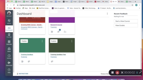 Thumbnail for Cross-Listing in Canvas (Merging)