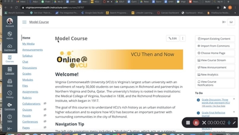Thumbnail for Customizing the Course Navigation Menu