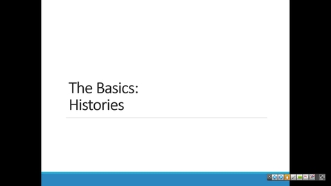 Thumbnail for 250729 - M1 - PCM - The Basics: Histories