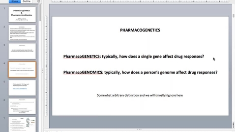 Thumbnail for entry PHTX 400 Pharmacogenetics Review