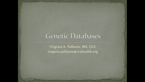 Thumbnail for entry Pallante-GeneticDatabases-0917