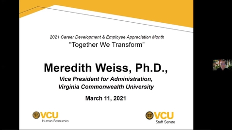 Thumbnail for entry VCU Leaders - Meredith Weiss - 3.11.2021