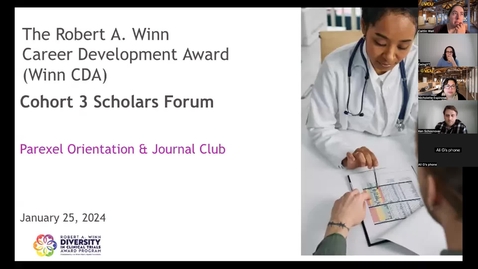 Thumbnail for entry Winn CDA Cohort 3 Scholar Forum #7 (1/25/24)