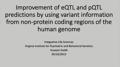 Thumbnail for VIPBG Seminar | 2019-05-16