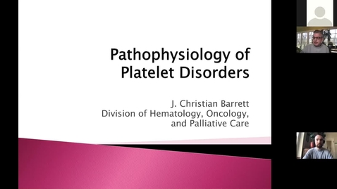 Thumbnail for 210108-M1-10am-MARR-Platelet Disorders-Barrett