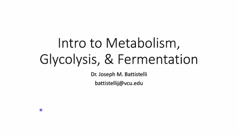 Thumbnail for entry MetabolismGlycolysisFermentation