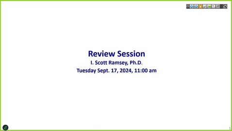 Thumbnail for Publish 240917 - M1 - PHYS - 11am - Review part 2 - Ramsey