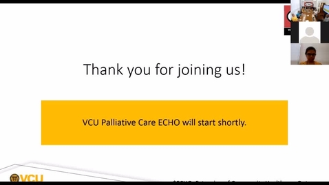 Thumbnail for entry Palliative ECHO: Outpatient Palliative Care ( Sep. 2019)