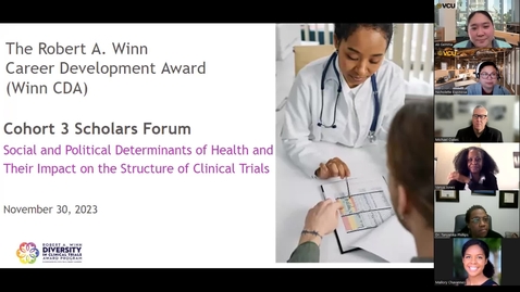 Thumbnail for Winn CDA Cohort 3 Scholar Forum #1 (11/30/23)