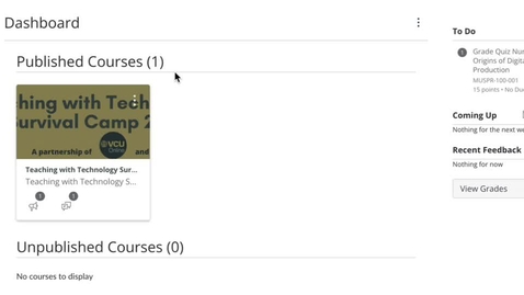Thumbnail for Viewing All Courses and Adding/Removing Courses From Your Dashboard