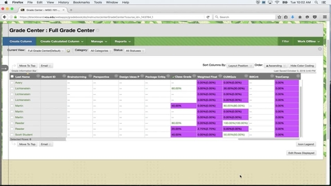 Thumbnail for Downloading and curving a grade