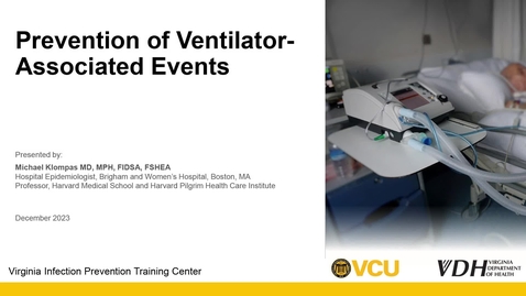 Thumbnail for Prevention of Ventilator-Associated Events