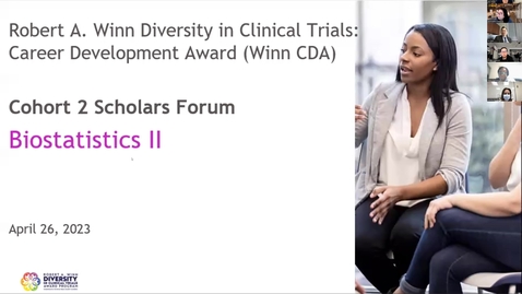 Thumbnail for entry Winn CDA Cohort 2 Scholar Forum #11 (04/26/23)