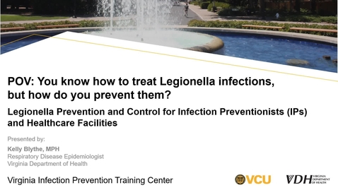 Thumbnail for Legionella Prevention &amp; Control (July 2023)