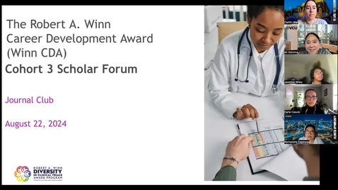 Thumbnail for Winn CDA Cohort 3 Scholar Forum #31 (8/22/24)