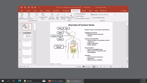 Thumbnail for PCEU 507: Lecture #11