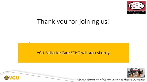 Thumbnail for Palliative ECHO: Physician Orders for Scope of Treatment (POST) (May 2019)