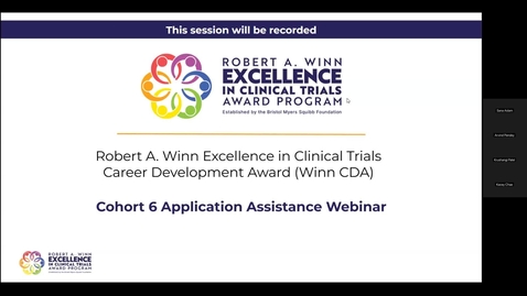 Thumbnail for Winn CDA Cohort 6 Application Assistance Webinar #2; 3/16/26
