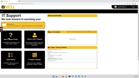 Thumbnail for DSA IT ticket submission example