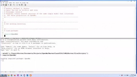 Thumbnail for OpenMx Master Class - 2024-11-14 - Session 4