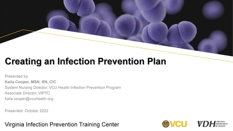 Thumbnail for Creating an Infection Prevention Plan