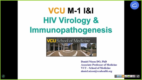 Thumbnail for 241029  - M1 - I&amp;I - 8am -  HIV + Anti-Retroviral Therapy - Nixon