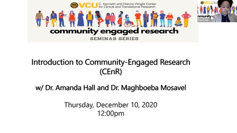 Thumbnail for entry Introduction to Community Engaged Research