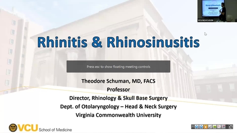 Thumbnail for 250916 - M2 - PULM - 8am -  Rhinitis + Respiratory Diseases of the Newborn - Schuman + Khoury