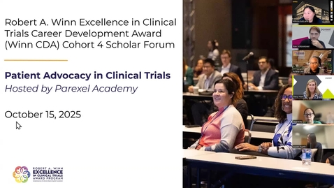Thumbnail for 10/15/25 Partnerships: Patient Advocacy in Clinical Trials