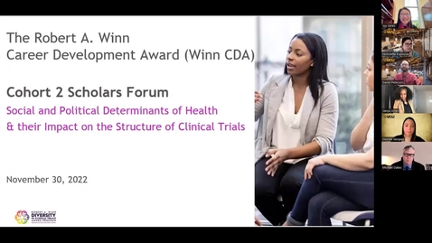 Thumbnail for entry Winn CDA Cohort 2 Scholar Forum #1 (11/30/22)