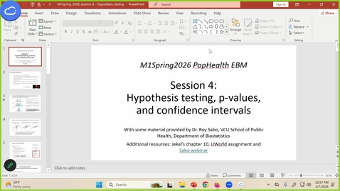 Thumbnail for 260407- 1PM - M1 - POPH - Session 4