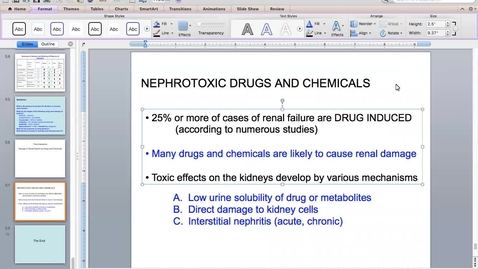 Thumbnail for entry PHTX 400 Exam 3 Review_Renal Pharm