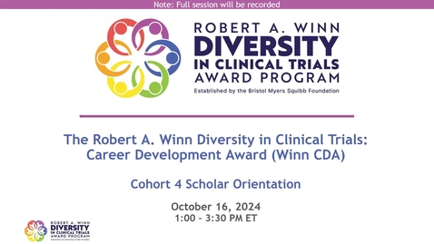 Thumbnail for Winn CDA Cohort 4 Virtual Orientation