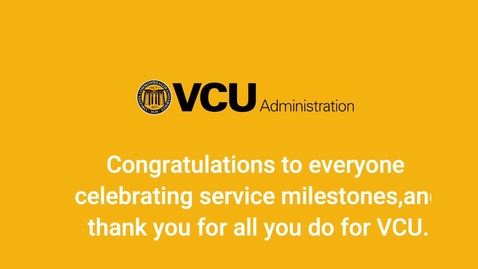 Thumbnail for entry 2022 VCU Administration Service Awards