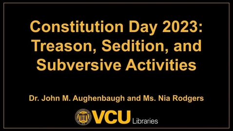 Thumbnail for entry Constitution Day 2023 video