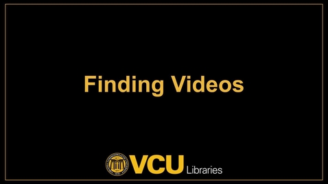 Thumbnail for entry Finding Videos