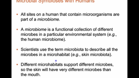 Thumbnail for Human-Microbe Symbiosis