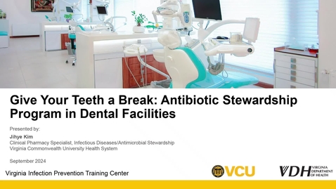 Thumbnail for Antibiotic Stewardship in Dental Facilities