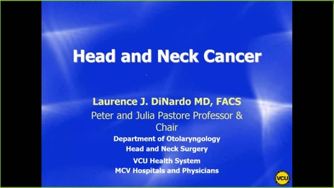 Thumbnail for entry 210924 - M2 - 8am - PULM - Head and Neck Cancer -  DiNardo