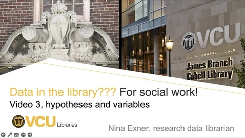 Thumbnail for Secondary data intro series SLWK706  Pt 3
