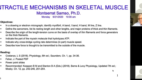 Thumbnail for 200921 - M1 - 10am - PHYS - Contractile Mechanisms in Skeletal Muscle - Samso