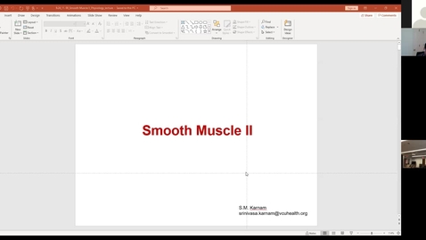 Thumbnail for entry 200924 - M1 - 11am - PHYS - Smooth Muscle 2 - Karnam