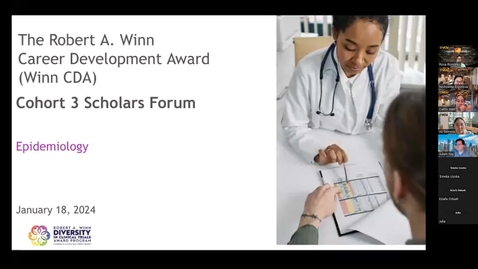 Thumbnail for Winn CDA Cohort 3 Scholar Forum #6 (1/18/24)