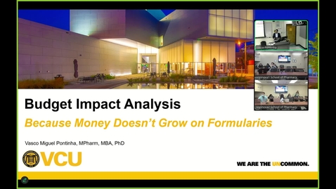 Thumbnail for [P3] PHAR 621 Pharmacoeconomics